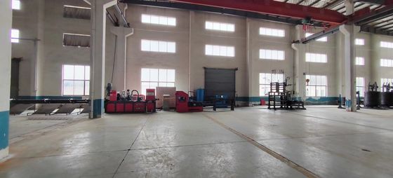 Máy chế tạo truss thép phẳng 22kw dây chuyền sản xuất hàn