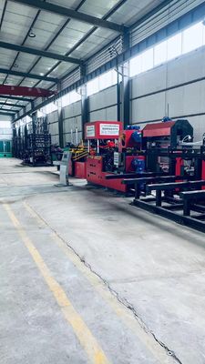 Máy hàn thanh thép màn hình cảm ứng PLC Độ chính xác 12-15m Tốc độ hàn 70-270mm Độ cao hàn